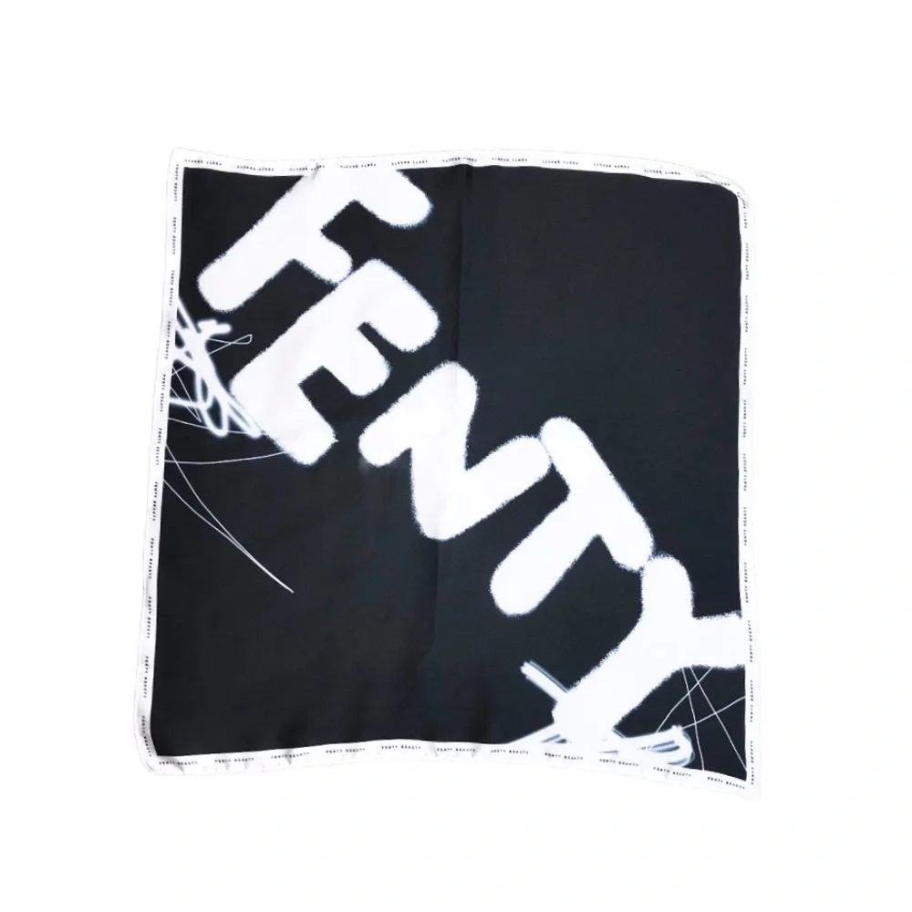 Fenty Beauty Black/White Square Scarf Bandana